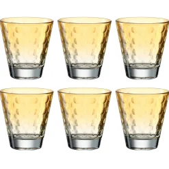 Trinkglas OPTIC 215 ml apricot 6er-Set*LEONARDO Clearance