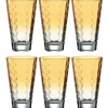 Trinkglas OPTIC 300 ml apricot 6er-Set*LEONARDO Clearance