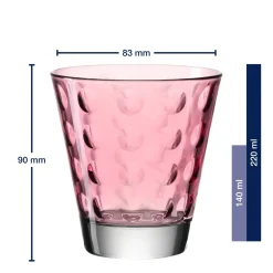 Trinkglas OPTIC 220 ml 6er-Set*LEONARDO Clearance