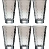 Trinkglas OPTIC 300 ml grau 6er-Set*LEONARDO Hot