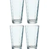 Trinkglas OPTIC 540 ml hellblau 4er Set*LEONARDO