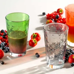 Trinkglas OPTIC 540 ml hellgrün 4er Set*LEONARDO Hot