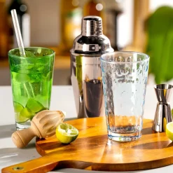 Trinkglas OPTIC 540 ml hellgrün 4er Set*LEONARDO Hot