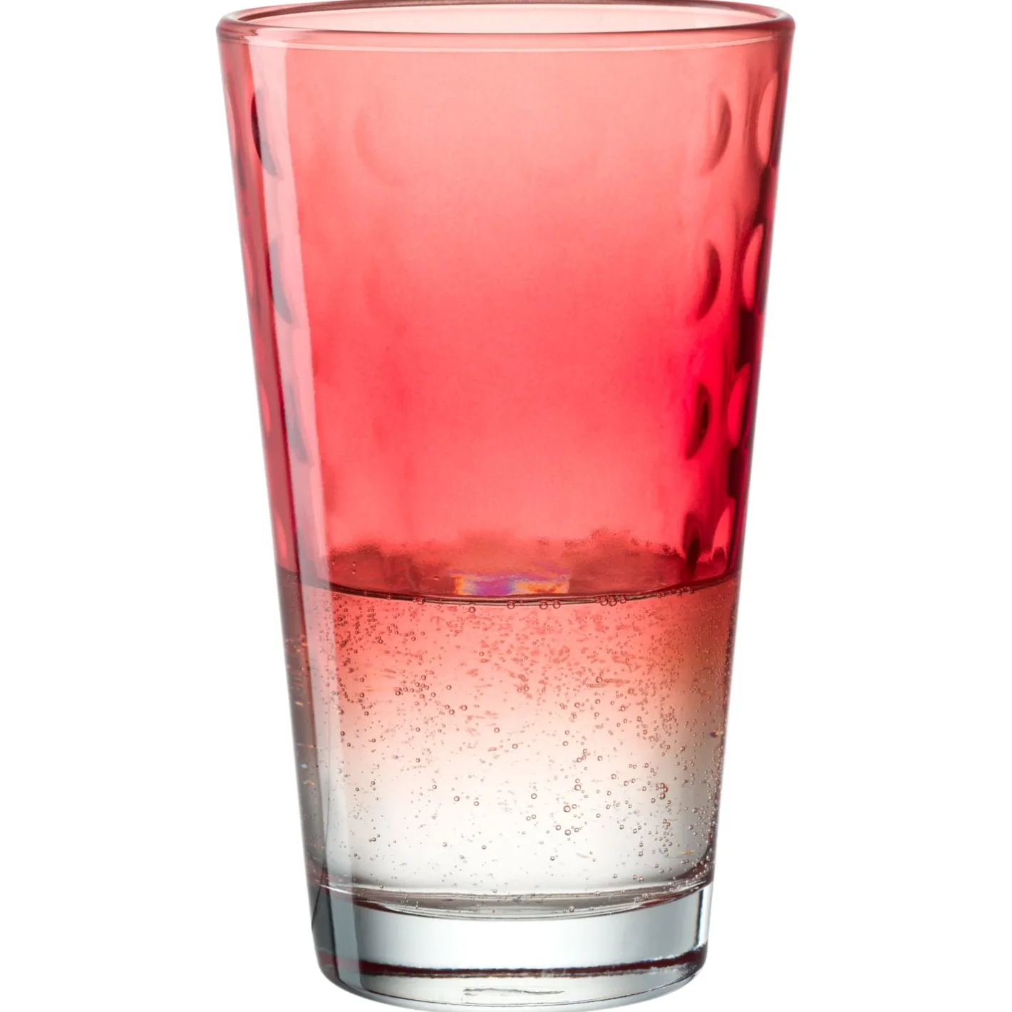 Trinkglas OPTIC 540 ml rot 4er Set*LEONARDO Online