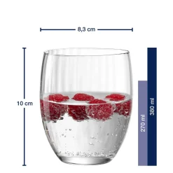 Trinkglas POESIA 380 ml 6er-Set*LEONARDO Discount