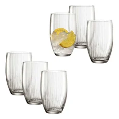 Trinkglas POESIA 460 ml grau 6er-Set*LEONARDO Hot