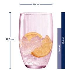 Trinkglas POESIA 460 ml rosé 6er-Set*LEONARDO Online