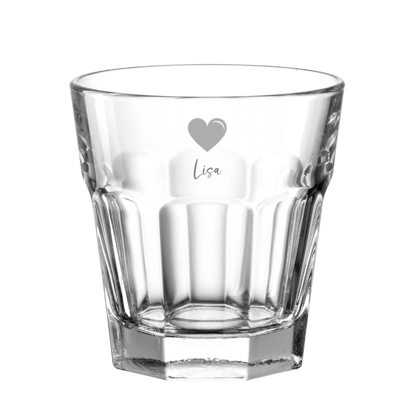 Trinkglas ROCK 265 ml mit persönlicher Gravur*LEONARDO Sale