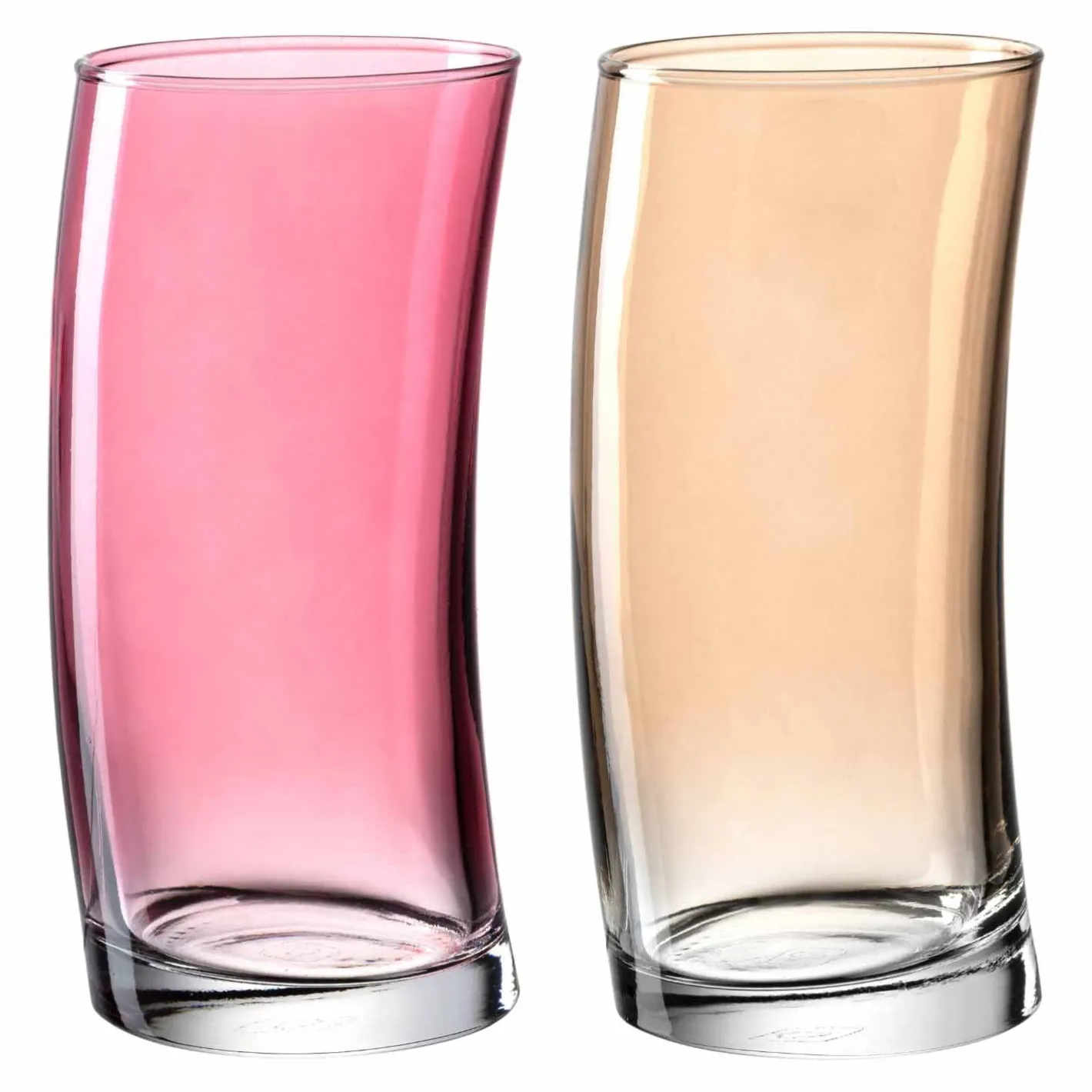 Trinkglas SWING 450ml rot/champagner 2er-Set*LEONARDO Outlet