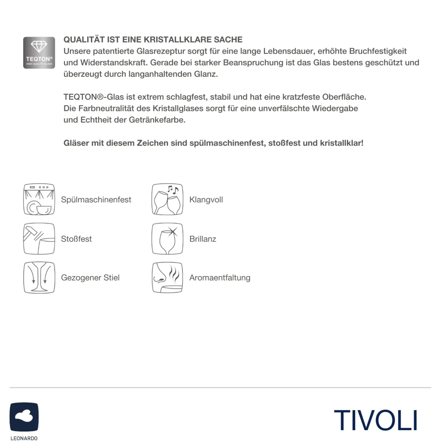 Trinkglas TIVOLI 390 ml 6er-Set*LEONARDO Outlet