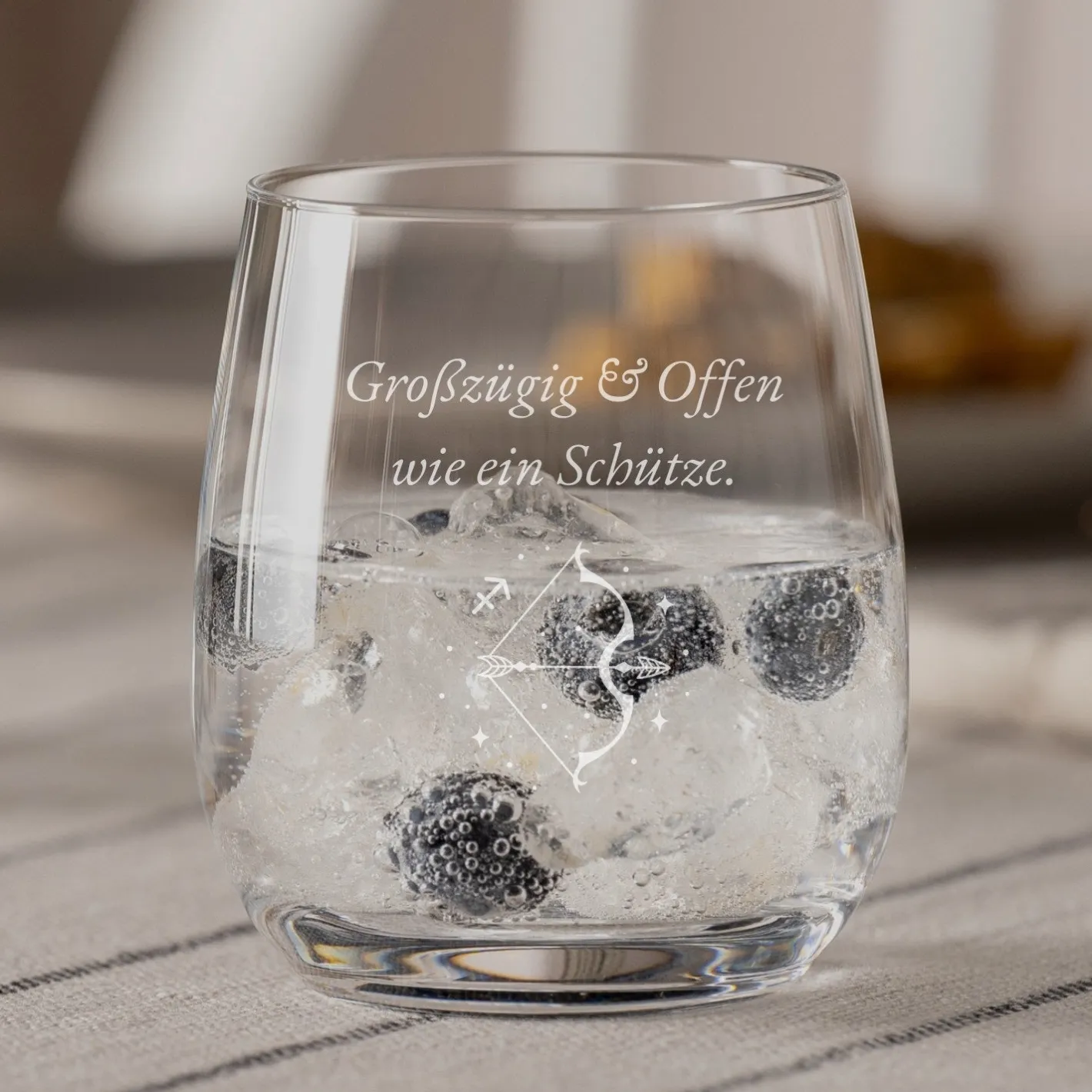 Trinkglas TIVOLI 360 ml mit persönlicher Gravur*LEONARDO New