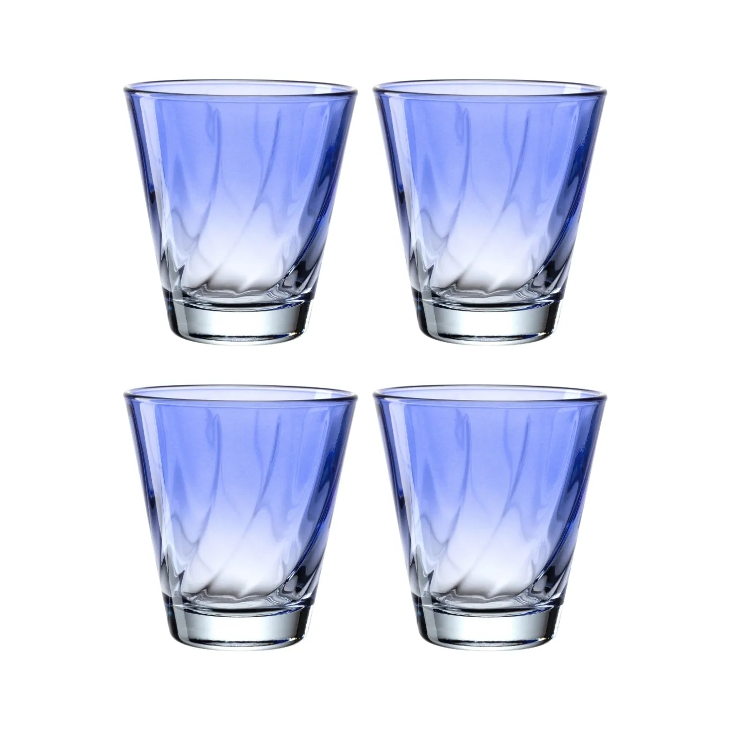 Trinkglas TWIST 215 ml blau 4er-Set*LEONARDO Hot