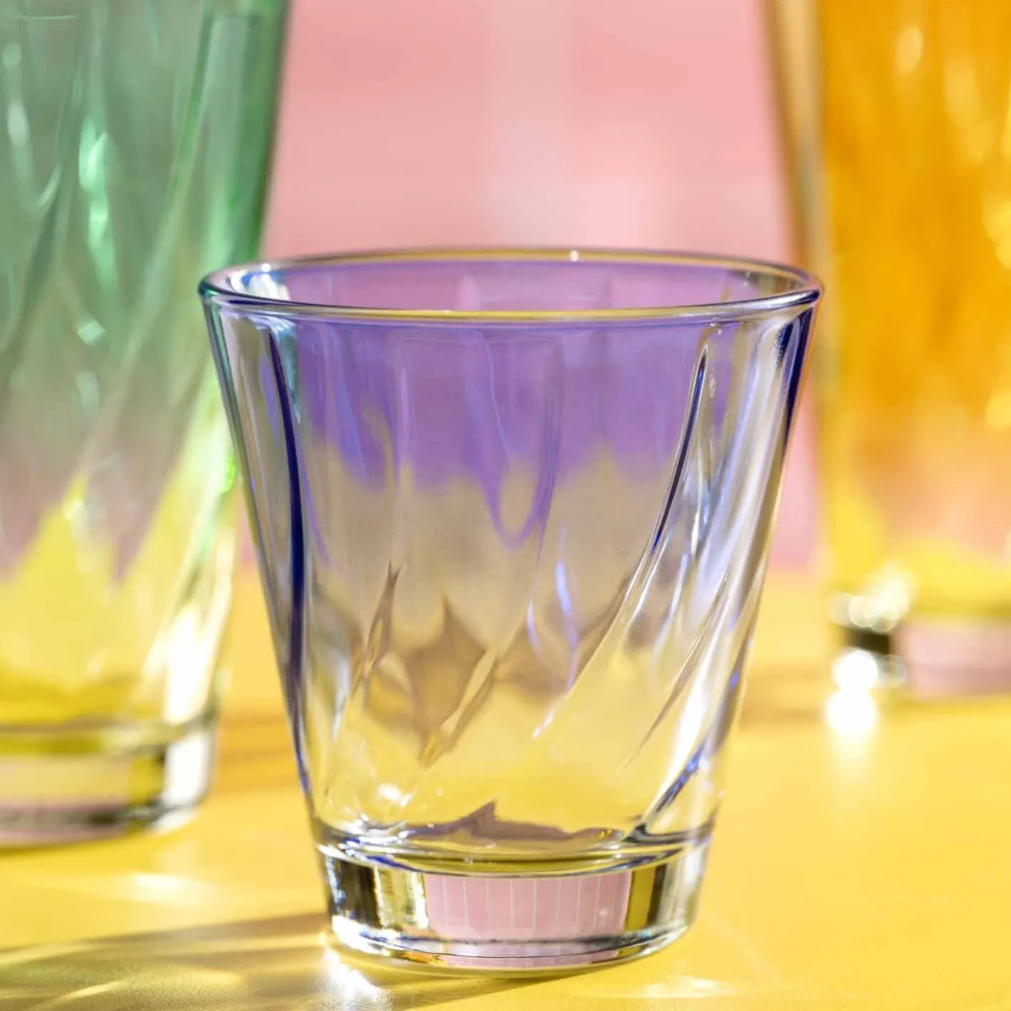 Trinkglas TWIST 215 ml blau 4er-Set*LEONARDO Hot