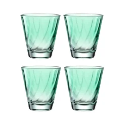 Trinkglas TWIST 215 ml grün 4er-Set*LEONARDO New