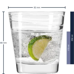 Trinkglas VARIO 250 ml 6er-Set*LEONARDO Best