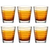 Trinkglas VARIO STRUTTURA 250 ml orange 6er-Set*LEONARDO Hot