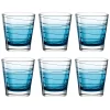 Trinkglas VARIO STRUTTURA 250 ml blau 6er-Set*LEONARDO Clearance