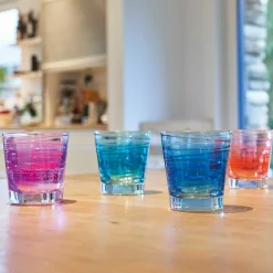 Trinkglas VARIO STRUTTURA 250 ml blau 6er-Set*LEONARDO Clearance