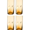 Trinkglas VESUVIO 330 ml amber 4er Set*LEONARDO Hot