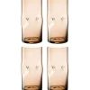 Trinkglas VESUVIO 330 ml braun 4er-Set*LEONARDO Sale