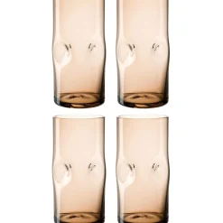 Trinkglas VESUVIO 330 ml braun 4er-Set*LEONARDO Sale