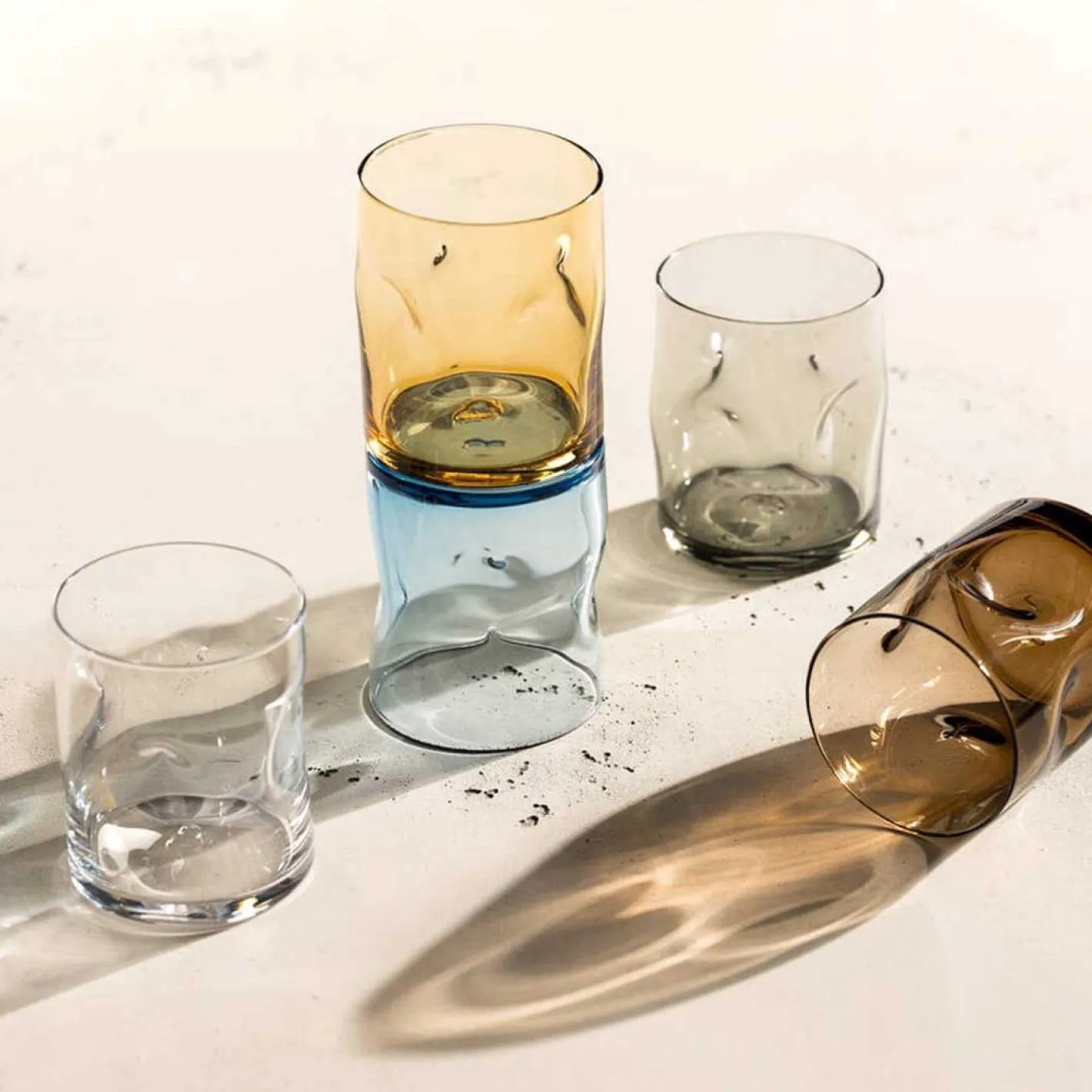 Trinkglas VESUVIO 300 ml braun 4er-Set*LEONARDO Online