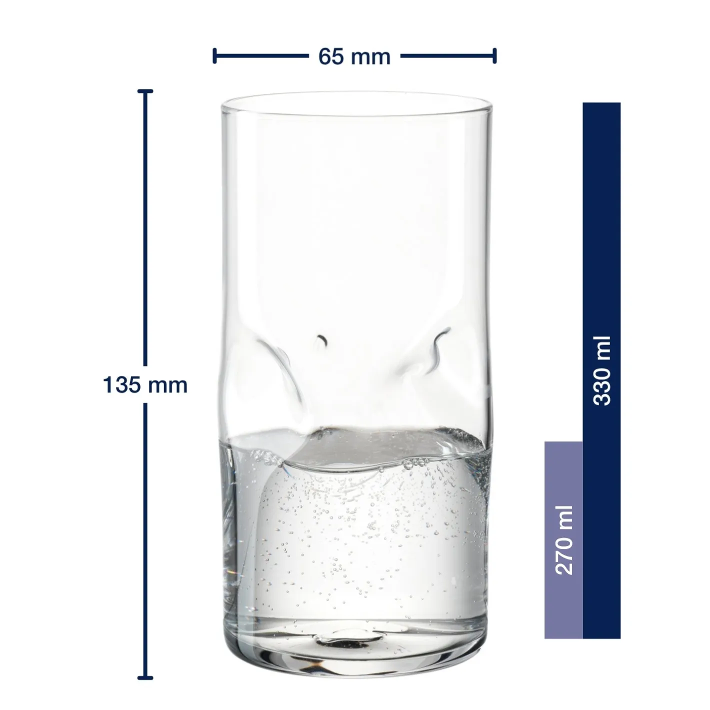 Trinkglas VESUVIO 330 ml 4er-Set*LEONARDO