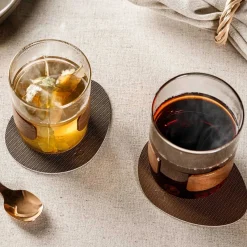 Untersetzer GOCCE braun/beige 4er-Set*LEONARDO Best