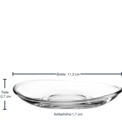 Untertasse NAPOLI 11 cm 6er-Set*LEONARDO