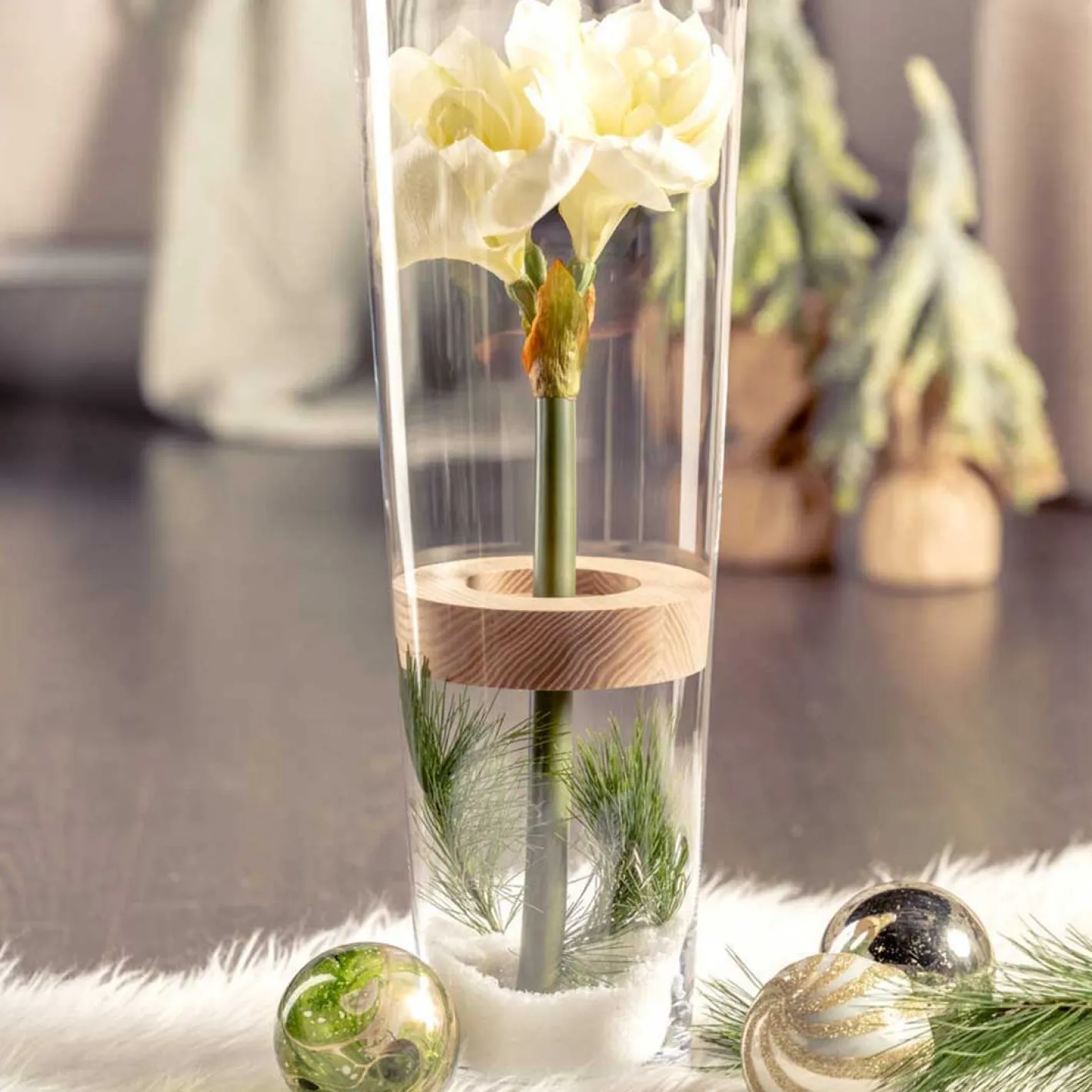 Vase 50 cm mit Holzeinsatz MAGICO*LEONARDO Best