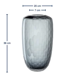 Vase BELLAGIO 36 cm anthrazit*LEONARDO Best