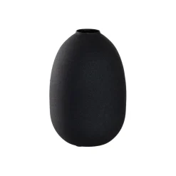 Vase CASOLARE 19 cm schwarz Metall*LEONARDO New