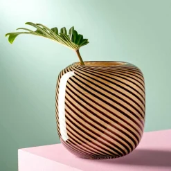 Vase FILO COLORI 16 cm braun*LEONARDO Discount