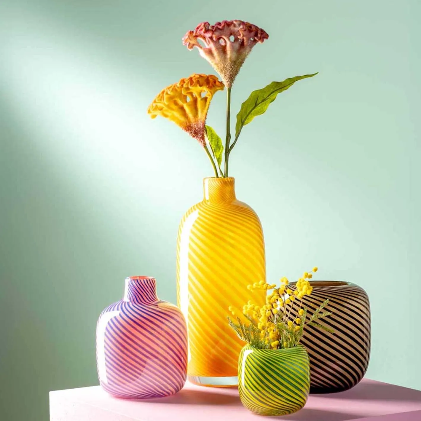 Vase FILO COLORI 16 cm braun*LEONARDO Discount