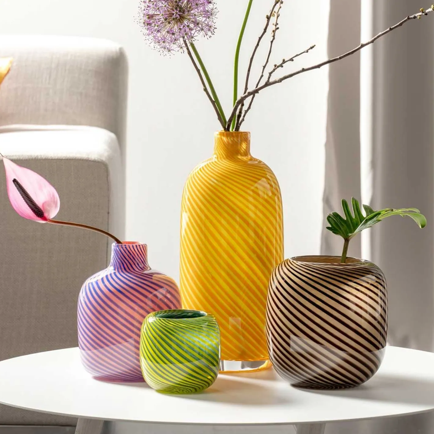 Vase FILO COLORI 16 cm braun*LEONARDO Discount