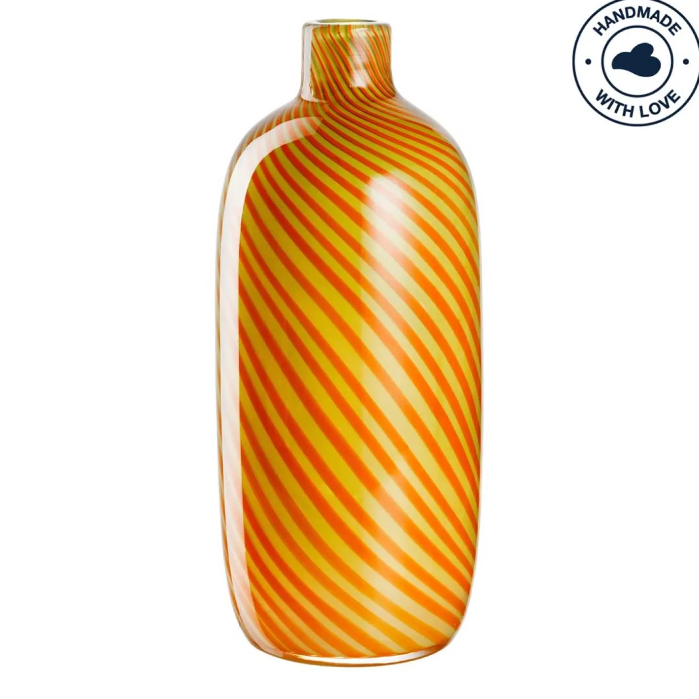 Vase FILO COLORI 32 cm gelb*LEONARDO