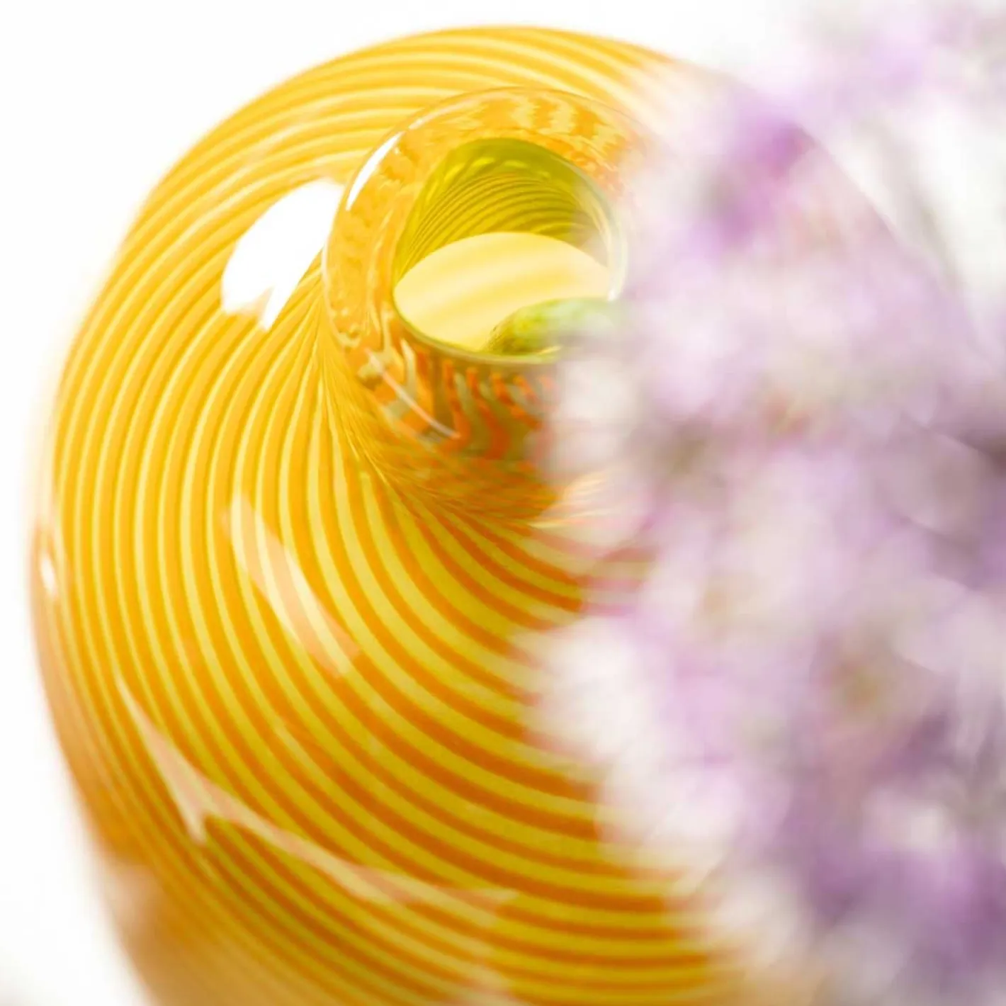 Vase FILO COLORI 32 cm gelb*LEONARDO