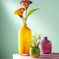Vase FILO COLORI 32 cm gelb*LEONARDO