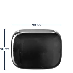 Vase MILANO grau 13 cm x 18 cm x 14 cm*LEONARDO