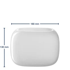 Vase MILANO weiß 13 cm x 18 cm x 14 cm*LEONARDO Sale