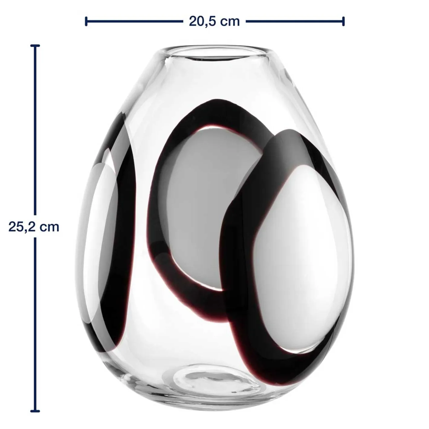 Vase OCCHI BIANCHI 25 cm*LEONARDO New