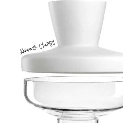 Vase RIVA mit Aufsatz 36 cm weiß*LEONARDO New