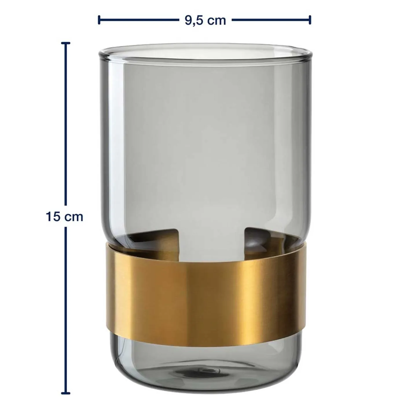 Vase SILENZIO 15 cm grau*LEONARDO Sale