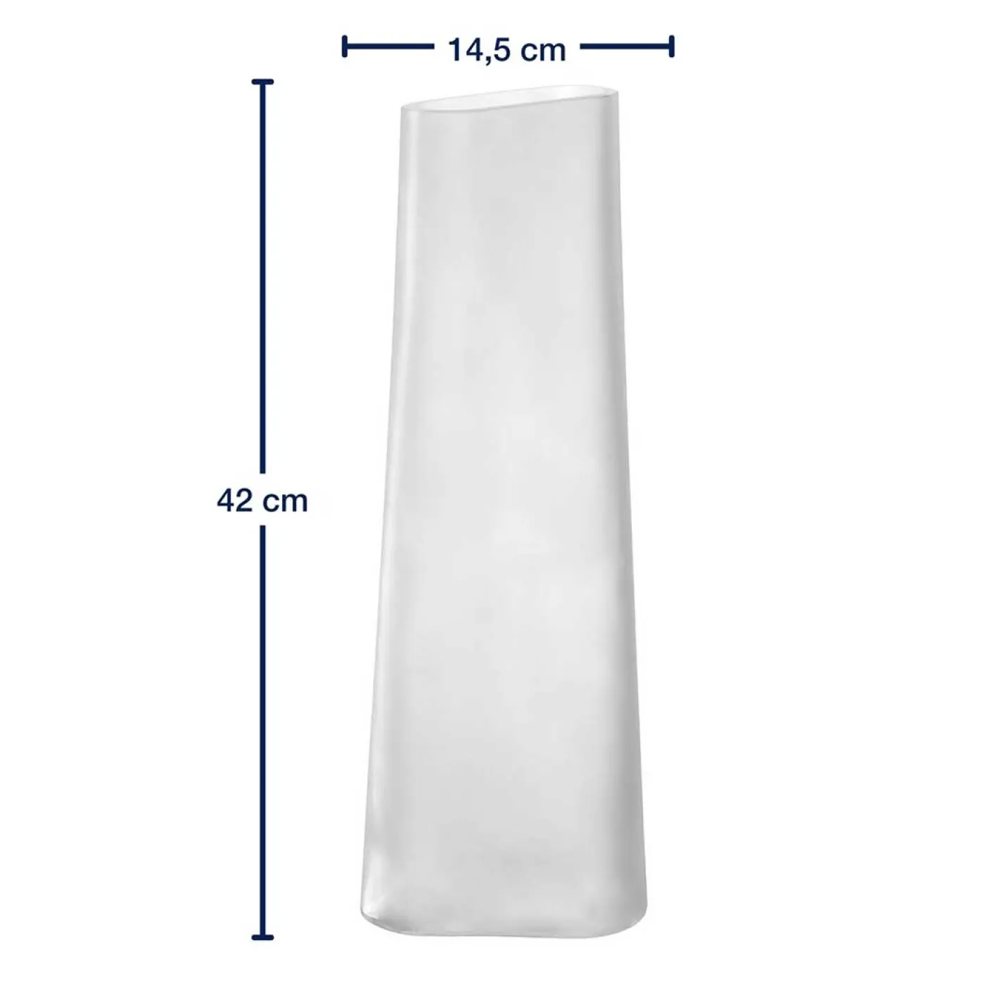 Vase TURNO 42 cm satiniert*LEONARDO Best