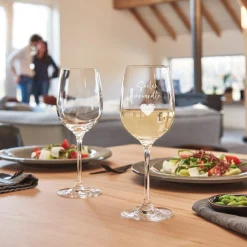 Weißweinglas CIAO+ 370 ml mit persönlicher Gravur*LEONARDO Best