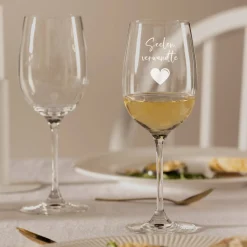 Weißweinglas CIAO+ 370 ml mit persönlicher Gravur*LEONARDO Best