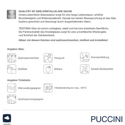 Weißweinglas Geschenkset PUCCINI 5-teilig 560 ml*LEONARDO Discount