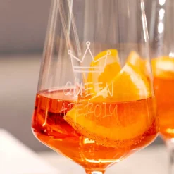 Weißweinglas Geschenkset PUCCINI 5-teilig 560 ml mit persönlicher Gravur*LEONARDO Sale