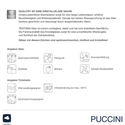 Weißweinglas Geschenkset PUCCINI 5-teilig 560 ml mit persönlicher Gravur*LEONARDO Sale