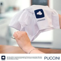 Weißweinglas PUCCINI 560 ml 6er-Set + Poliertuch*LEONARDO Outlet